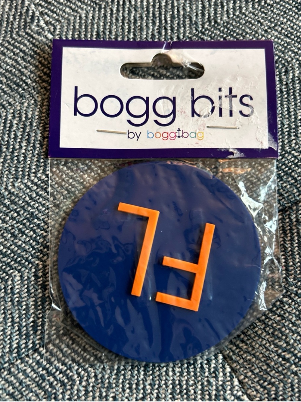 NEW BOGG BITS FL Blue & Orange Bag Charm Accessory - Picture 2 of 8
